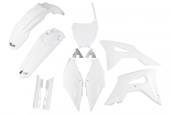 Full Plastic Kit white for Honda CRF 250 R (2018-21) - CRF 450 R (2017-20)
